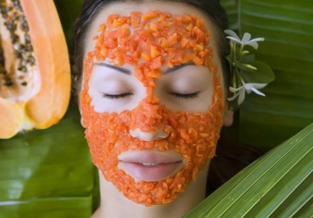 Papaya face mask