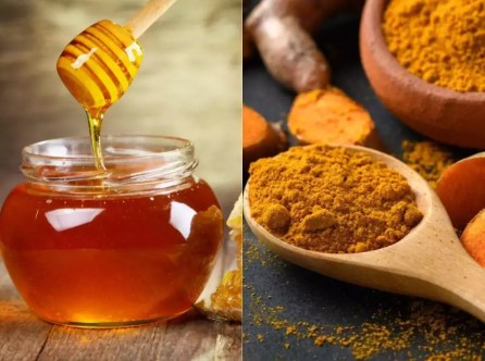 Honey and turmeric