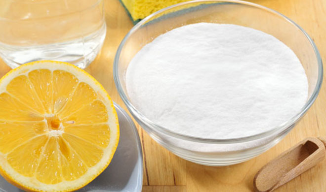 Lemon and baking soda