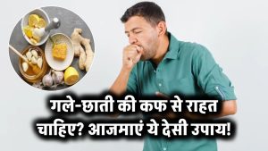 गले और छाती में जमी कफ की सफाई चाहिए? ये देसी तरीके देंगे फौरन राहत