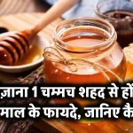 रोज़ाना 1 चम्मच शहद से होंगे कमाल के फायदे – जानिए कैसे