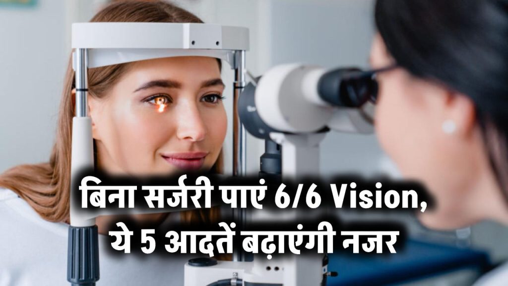 बिना सर्जरी पाएं 6/6 Vision – ये 5 आदतें बढ़ाएंगी नजर