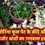मोरिंगा फूल: पेट के कीड़े और कमजोर आंतों का असरदार इलाज