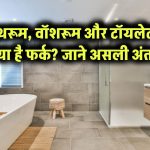 बाथरूम, वॉशरूम और टॉयलेट में क्या है अंतर! 90% लोग नहीं जानते असली फर्क क्या आप जानते हैं?