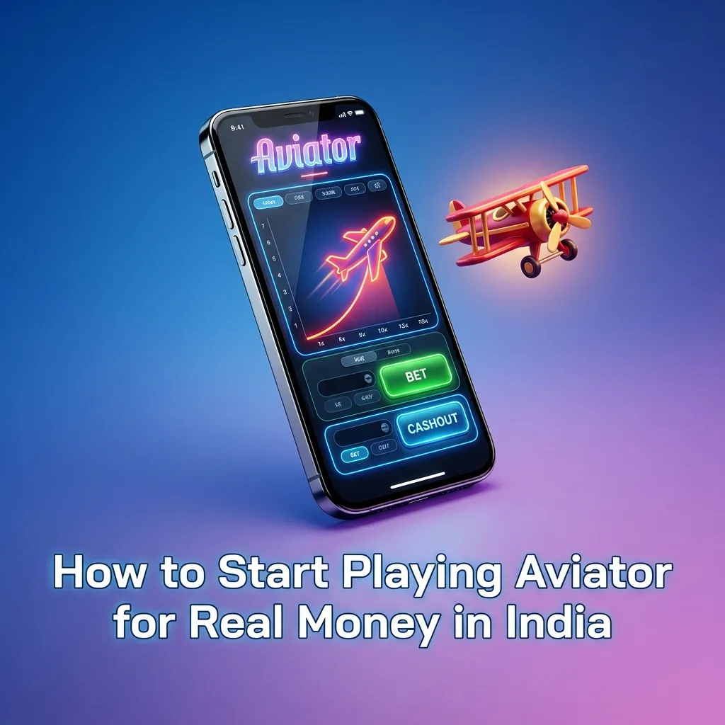 Step-by-step guide showing how to register, deposit, and play Aviator casino game for real money in India