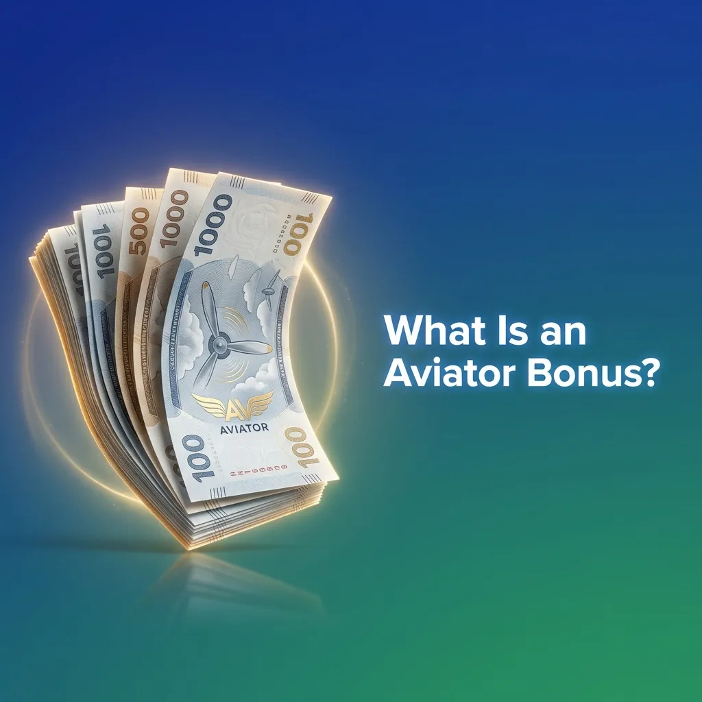 Casino bonus explanation showing extra funds and free spins for Aviator game with wagering requirements